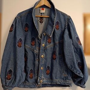 Embroidered Denim Jacket